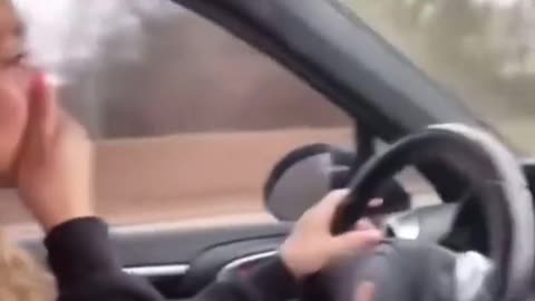 She got caught cheating whilst driving him home - CHEATER