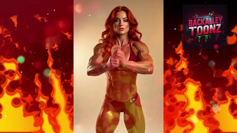 AI FITNESS VIXENS MUSCLE GIRLS TV RED HEAD BEAUTY COMP READY