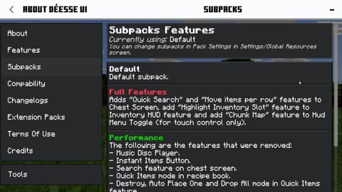 The BEST Minecraft Bedrock UI Pack EVER Made — Déesse UI v1.2.5!