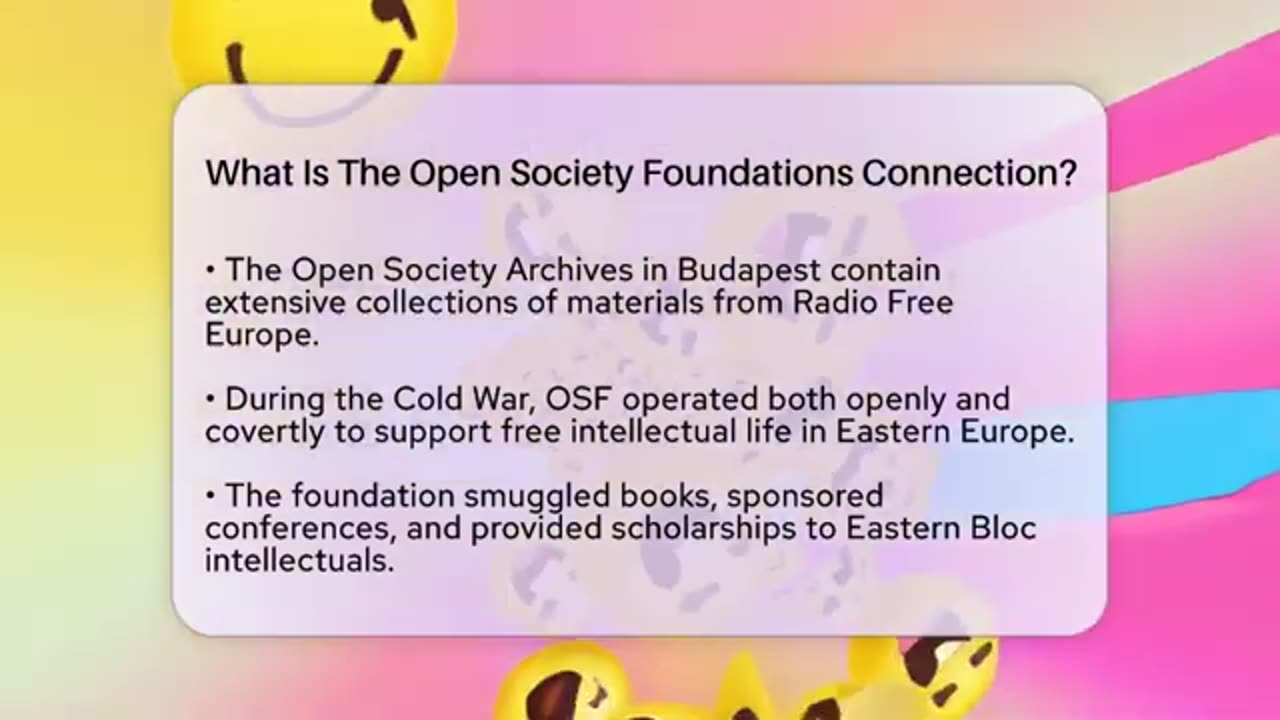 OPEN SOCIETY FOUNDATION FROM DE COLD WAR UNTIL NOW TERRORISM