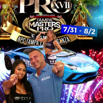 Titan Medical presents the 2025 Tampa Pro NPC Tampa Extravaganza!