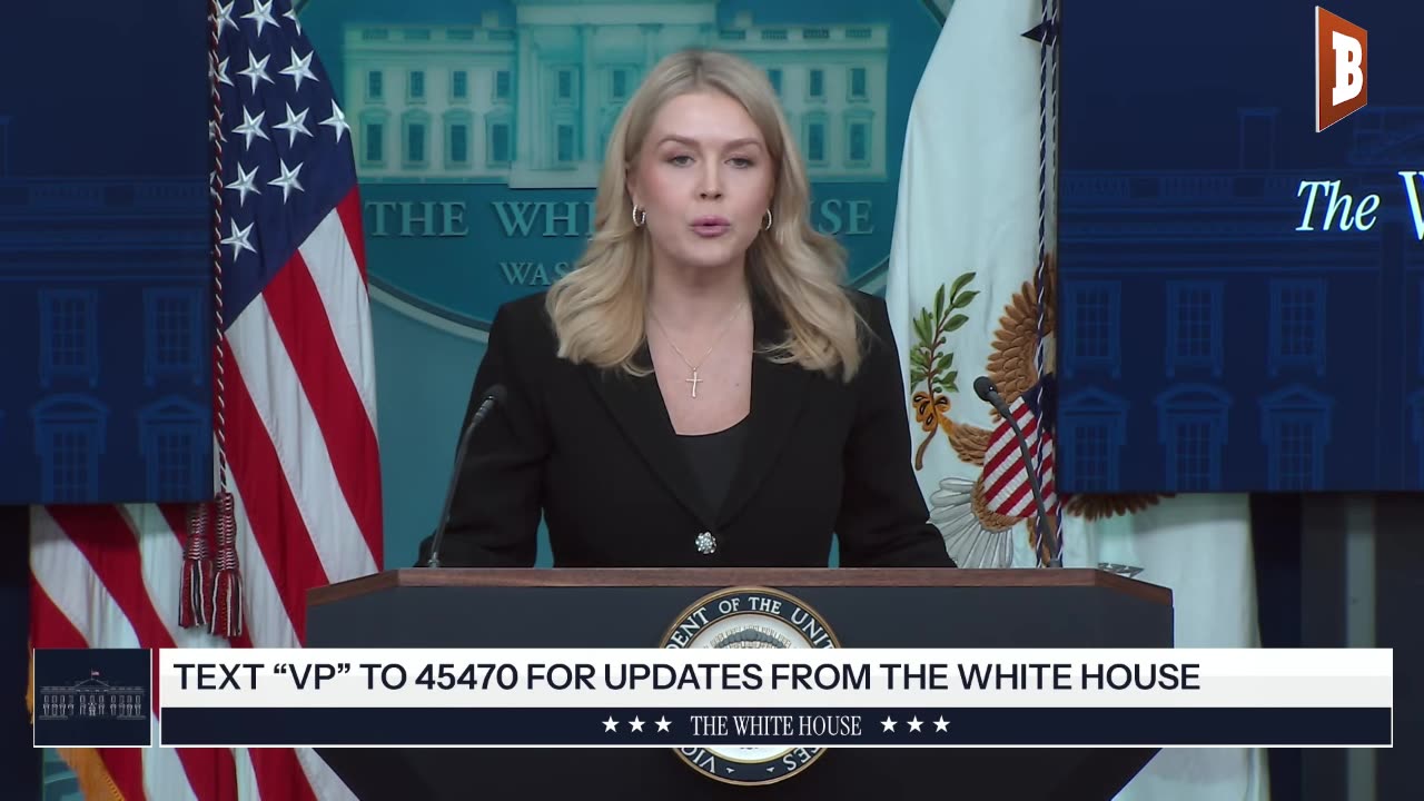 LIVE: VP Vance & Press Sec. Karoline Leavitt Hold Press Briefing...