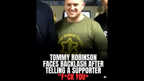 YOU WERE RACIST FROM MORNING "TOMMY ROBINSON SUPPORTERS"