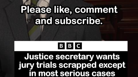England Moves to ABOLISH Jury Trials?