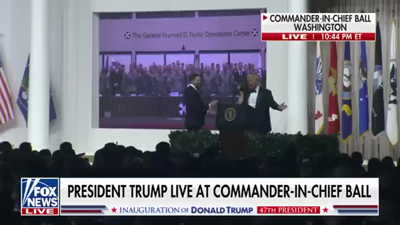 Trump celebrates US ‘strength and resilience’ at Commander-in-Chief Ball