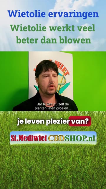 Wietolie werkt veel beter dan blowen
