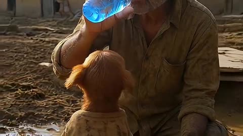 Puppy Lost EVERYTHING in Storm 💔🌪️ Village Destroyed! FOLLOW for Rescue Update! 😢🙏