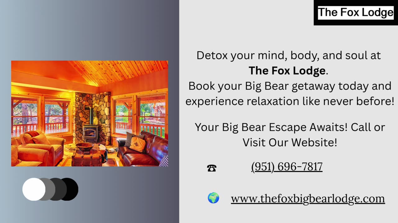 Why Big Bear Lodges Are Perfect for a Complete Detox | The Fox Big Bear Lodge
