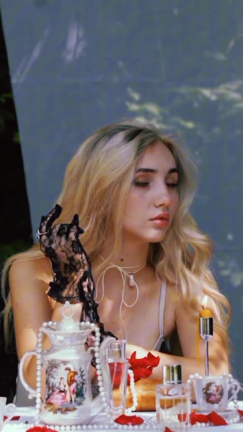 Beautiful girl waiting his lover