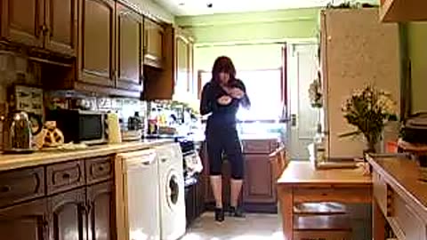 Crossdresser in Pedal Pushers
