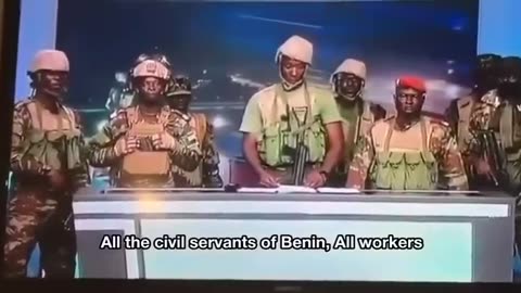 A military coup is currently underway in Benin.