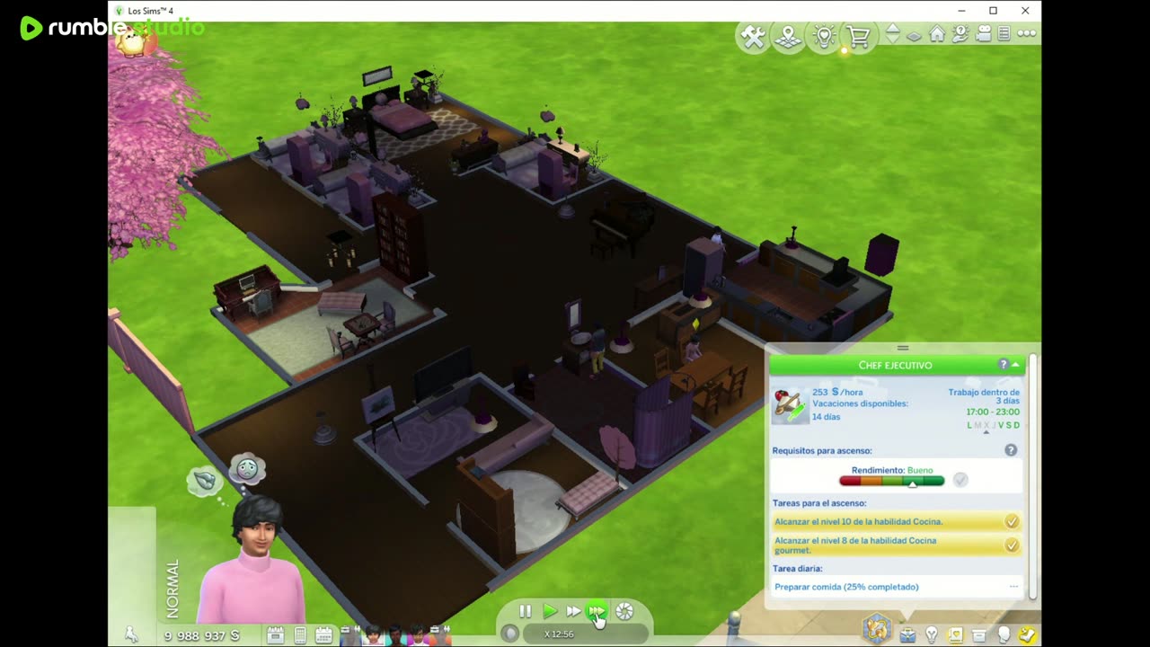 Sims 4 reto florear sim