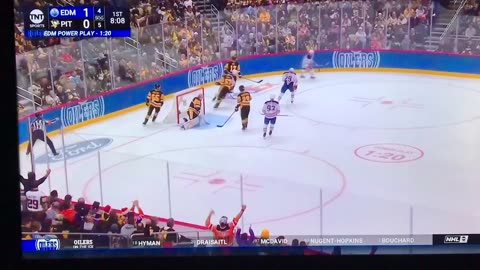 Oilers LW #18 Zach Hyman PP🥅(8)🏒Wrist-Shot Goal