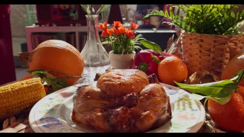 Went to a Thanksgiving feast