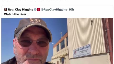 Interdasting short clip from Rep Clay Higgins.. 🤔