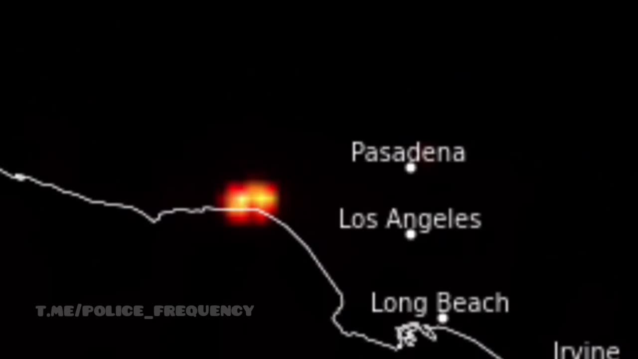 Satellite View of SoCal Fires