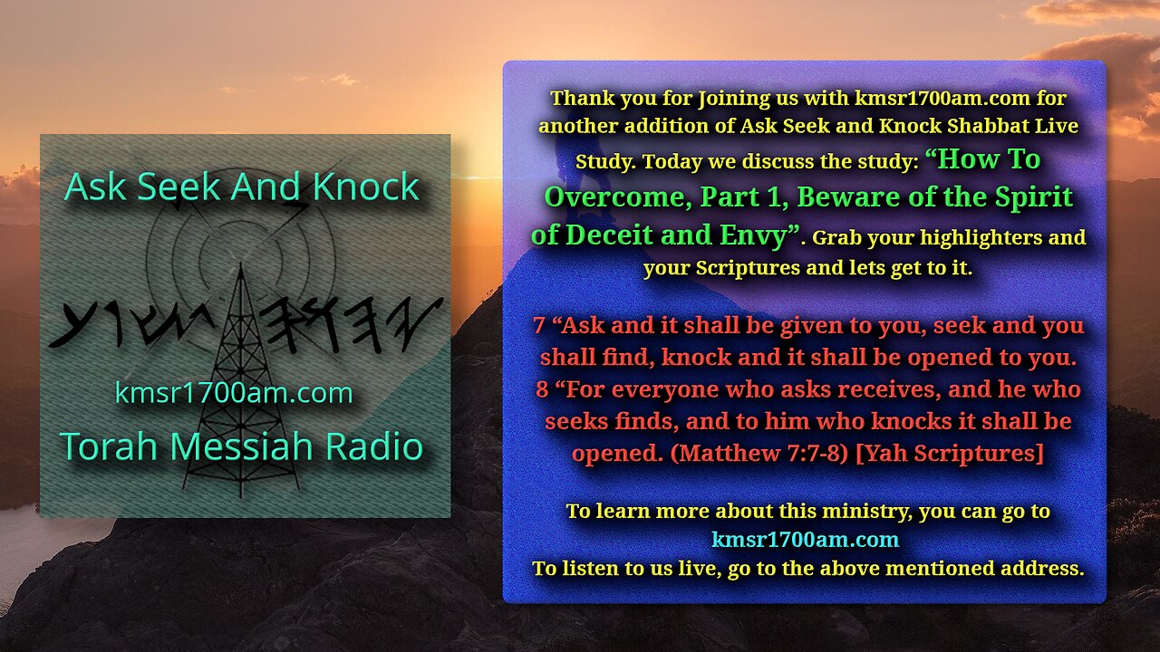 How To Overcome, Part 1, Beware of the Spirit of Deceit and Envy