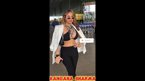 Bollywood Actress Kangana Sharma New Looks at Airport 🔥🌹♥️