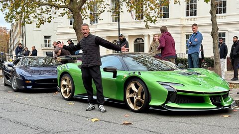 CRASHING SHMEE150'S SF90 XX CAR MEET IN A JAGUAR XJ220