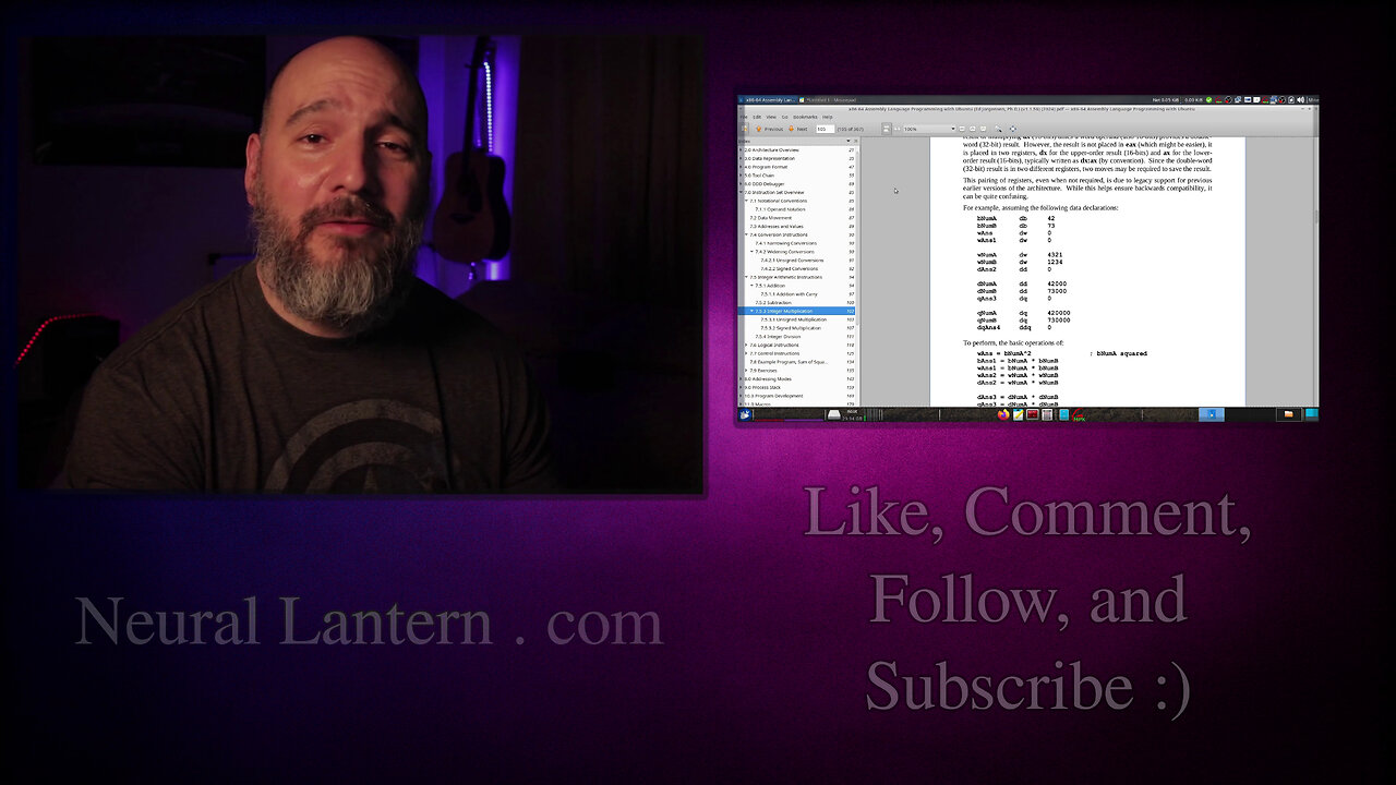 Yasm x86-64 Assembly: Instruction Formats, Operands, MOV, ADD, Memory & Registers Explained