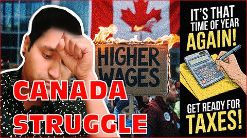 Middle Class Struggles In CANADA Taxes And GOV Scam!