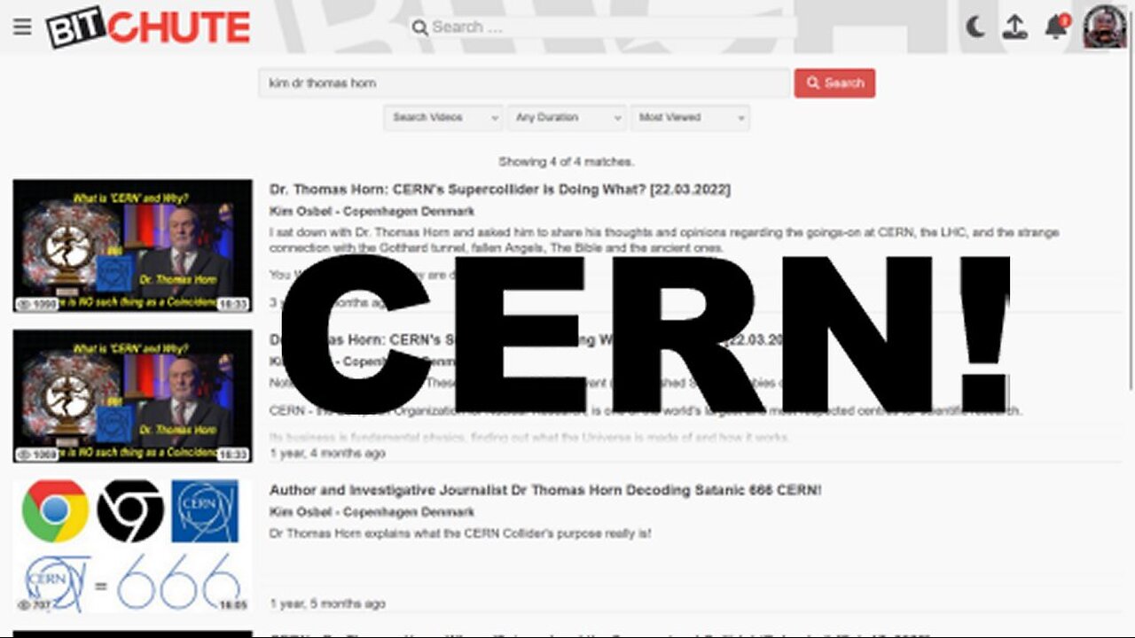 Dr Thomas Horn: What is the Sick Satanic CERN Really?
