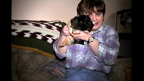 Undated - A Woman and Her Guinea Pig
