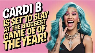 Cardi B is Set to Slay at the BIGGEST Game of the Year!