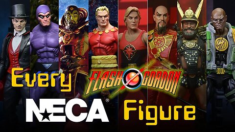 NECA Complete King Features figure line - Flash Gordon - Defenders of the Earth - 2025