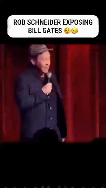 💥💥💥 THROWBACK: Rob Schneider exposes Bill Gates’ population agenda