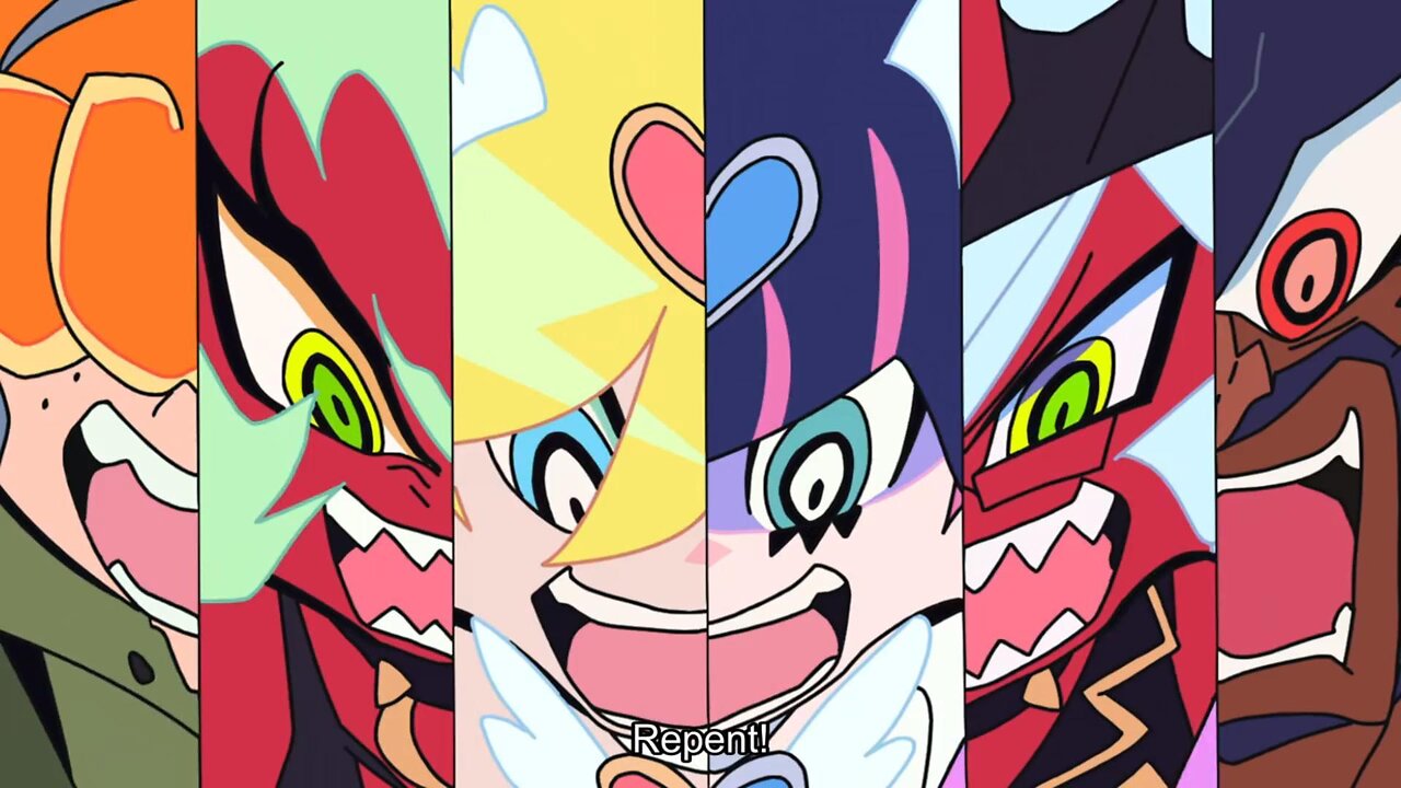 stopping the war of heaven and hell | Panty and Stocking with Garterbelt 2nd Season