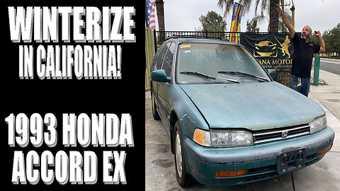 I Almost Lost a Finger Winterizing This 1993 Honda Accord Before a Massive Storm