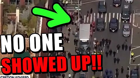 No one showed up to this ＂NO KINGS＂ rally!!