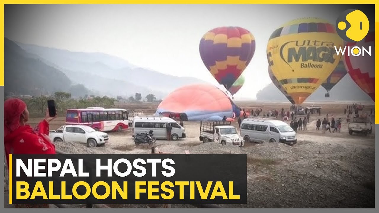 Nepal Hosts Its First-Ever Hot Air Balloon Festival In Pokhara | World News | WION