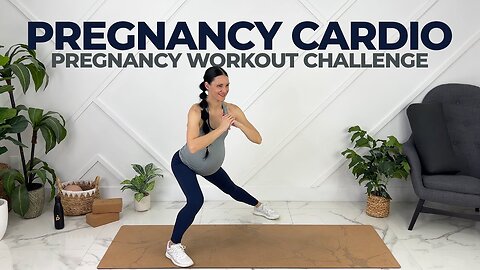 Pregnancy Cardio Tabata Workout // Day 4 Pregnancy Workout Challenge!