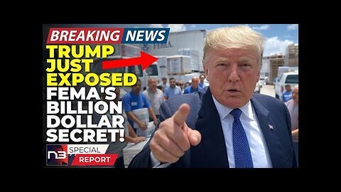 BREAKING- Trump's Team Just Discovered Where FEMA's Missing BILLION DOLLARS Really Went