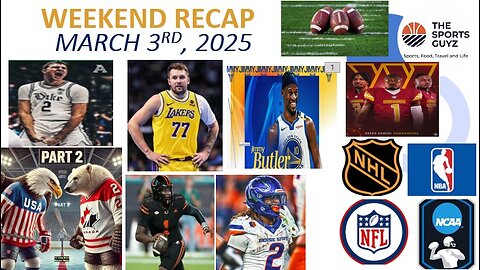 Basketball Post-Seasons and Football Off-Seasons Heat Up! Weekend Recap - March 3rd 2025