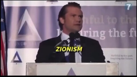 WTF 🤦‍♂️ Listen to what Pete Hegseth is saying, “ Zionism, and Americanism are the front line of civilization and freedom in our world today.