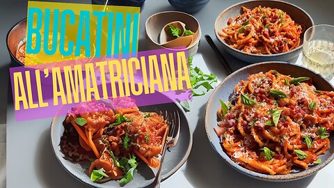 Bucatini all’Amatriciana 🍝🔥