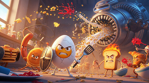 Bread Cartoon For Kids 🍞 // Egg Cartoon For Kids 🥚 // Sausage Cartoon Video // Egg Cartoon Story
