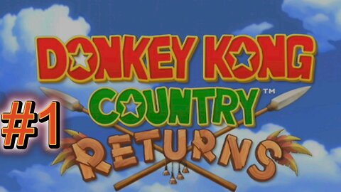 Donkey Kong Country Returns (Nintendo) World 1 Gameplay Walkthrough