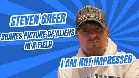 Steven Greer shares Pictures of Aliens in Field