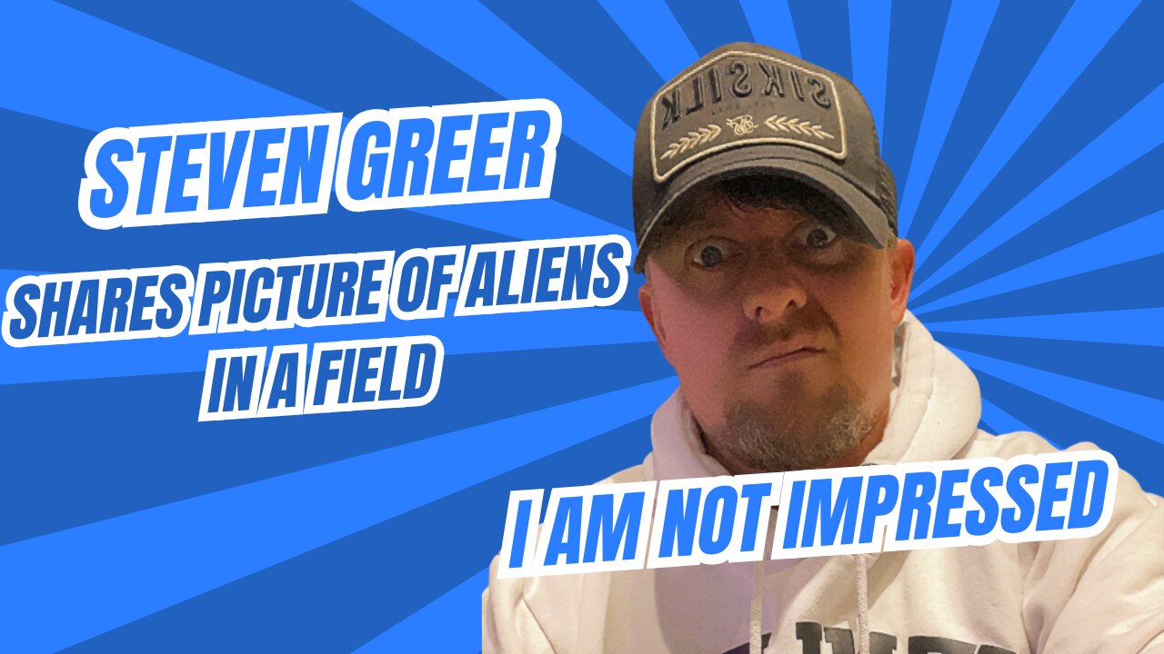 Steven Greer shares Pictures of Aliens in Field