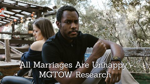 "All Marriages Are Unhappy!" My MGTOW Clapback