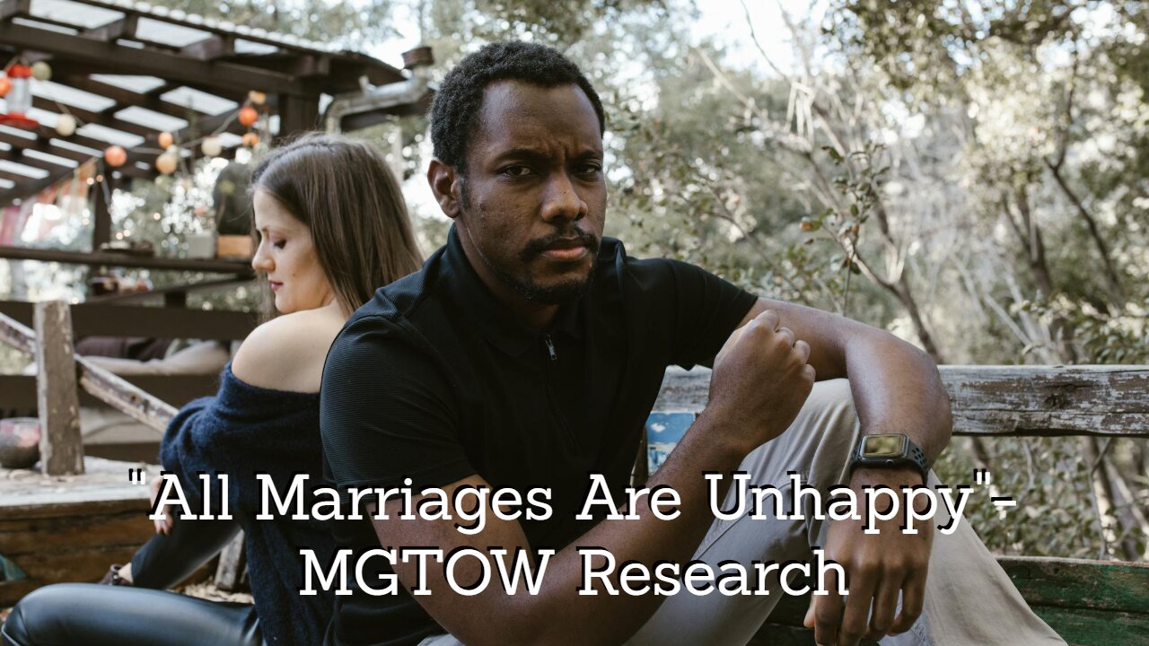 "All Marriages Are Unhappy!" My MGTOW Clapback