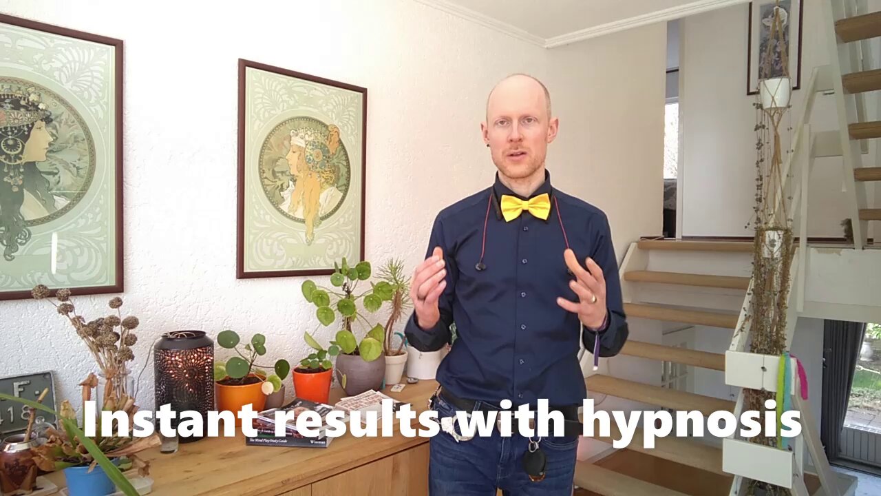 Super fast instant results with hypnosis - Mind Training by Master Hypnotist Quintus Hegie