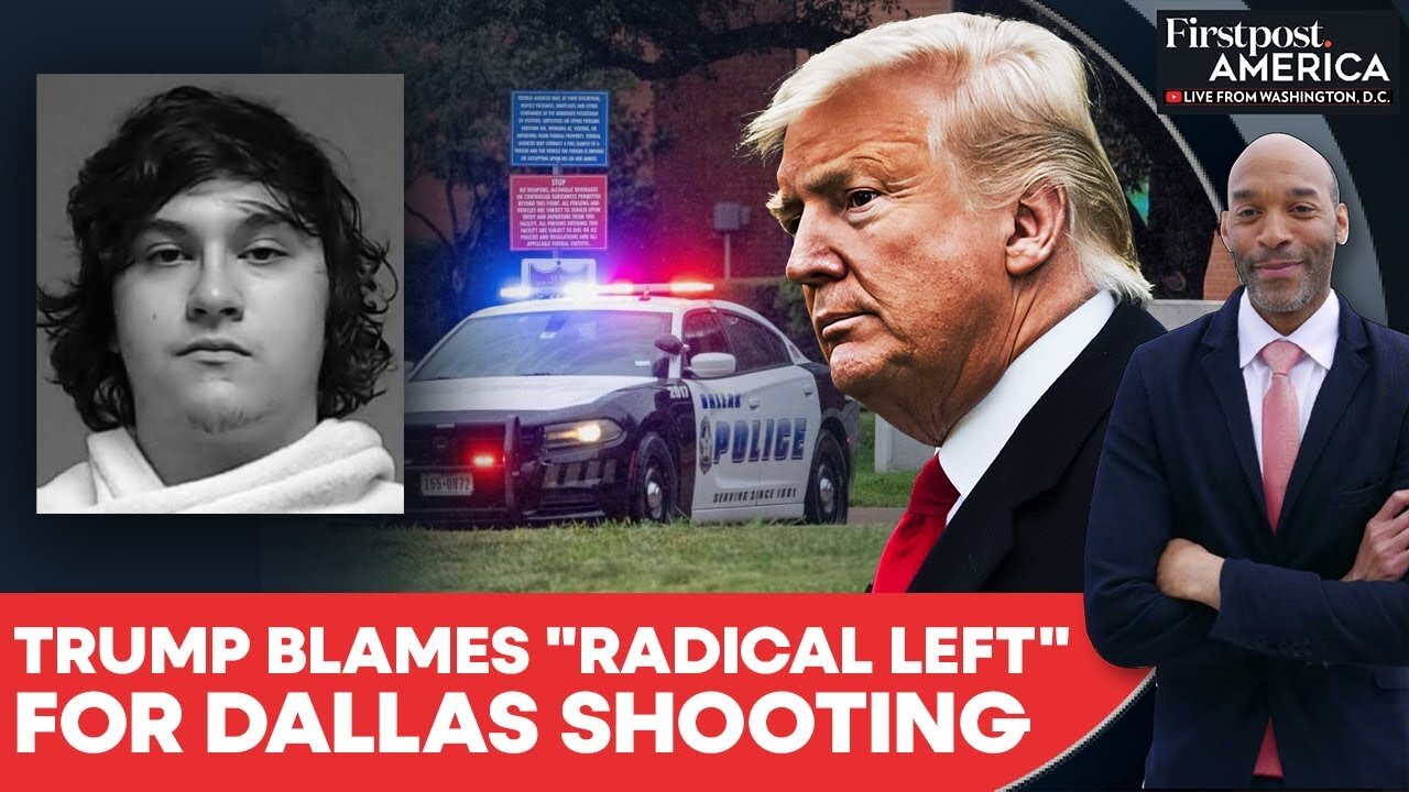 Trump Calls Dallas Shooting "Despicable", Blames "Radical Left" Extremists | Firstpost America