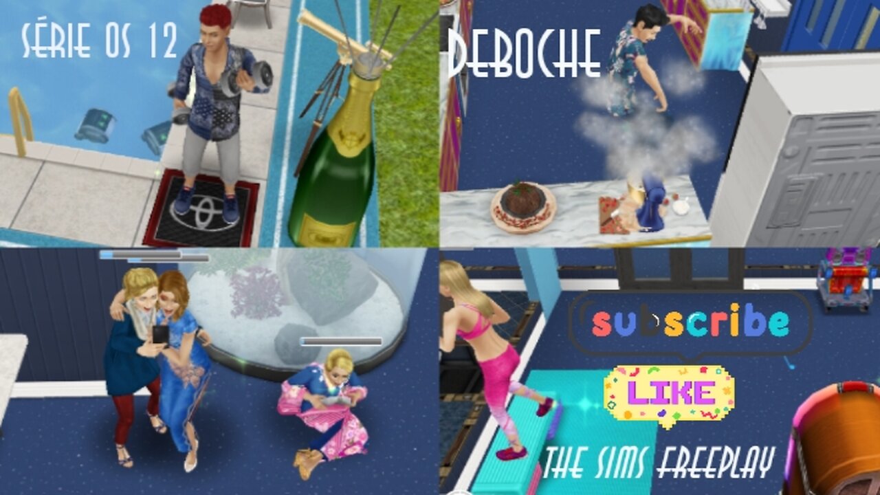 SÉRIE OS 12 DEBOCHE NOVA FASE THE SIMS FREEPLAY