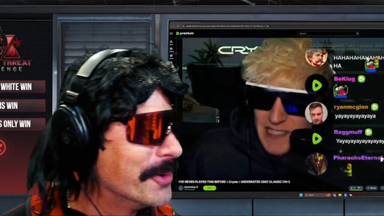 DR DISRESPECT RAIDED MY STREAM!!!