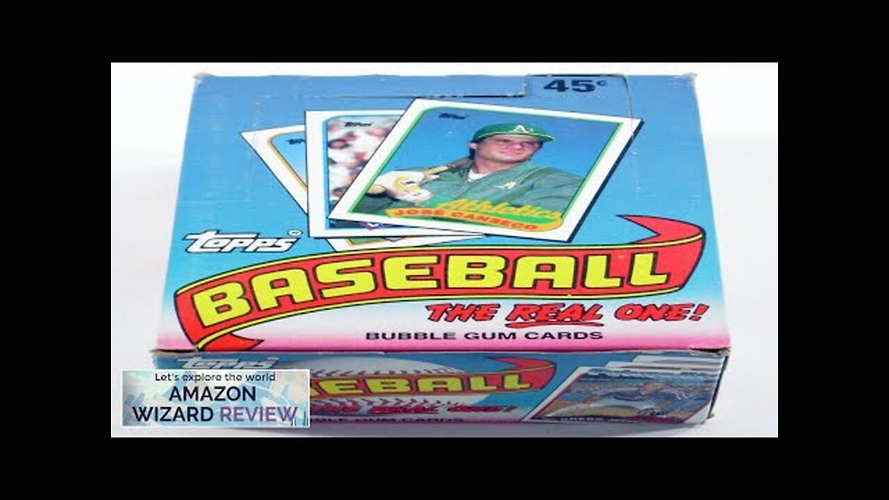 1989 Topps Baseball Cards Box (36 packs) Review